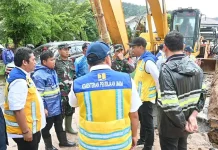 Syukri-Pantas Bersama Kementerian PUPR Tinjau Aek Doras