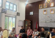 Bupati Humbang Hasundutan Menerima Audiensi Tim R3P BNPB