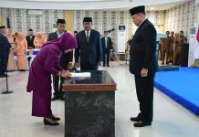 Pelantikan 25 Pejabat Tinggi Pratama Pemprov Gorontalo