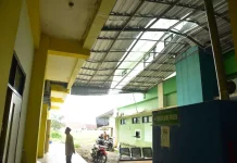 Diterjang Angin, SMK NU dan RSUD Kesesi Diperbaiki 