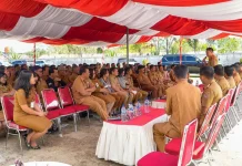 Bupati Humbang Hasundutan Hadiri Syukuran Kepala Desa 2026