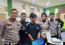 Polres Subang  Amankan Pelaku Penggelapan Kendaraan Perusahaan 