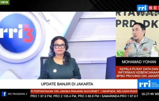 BPBD Sebut Genangan Banjir Jakarta Mulai Surut