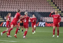 LFC Wanita Mencetak Enam Gol di London Bees