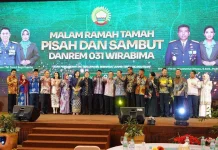 Wawako Dumai Hadiri Pisah Sambut Danrem 031/Wira Bima