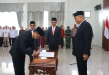 Sekda Bengkulu Tengah Resmi Dilantik